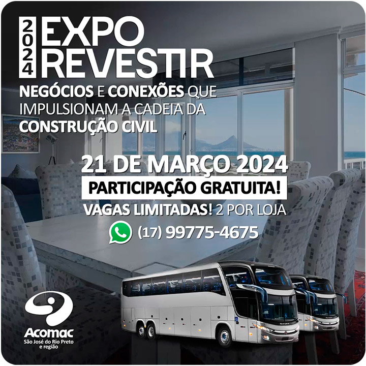 Business Days na Expo Revestir 2024 - Dia 21 de Março – Participação Gratuita!