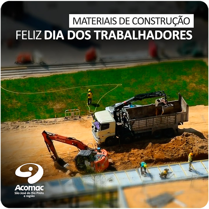 Dia do Trabalho - Parabéns a todos os trabalhadores! - Desde engenheiros e arquitetos, até todos profissionais envolvidos no processo da construção!